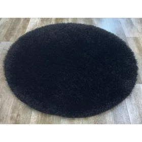 Puffy Shaggy 004O Black (Fekete) Ø 80cm