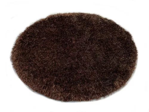 Puffy Shaggy 004O Brown (Barna) Ø 120cm