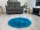 Puffy Shaggy 004O Turkiz Ø 120cm