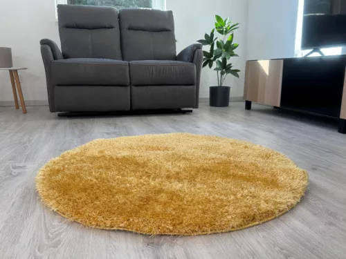 Puffy Shaggy 004O Yellow (Sárga) Ø 120cm