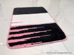   GökYildiz 141 Rózsaszín Fekete 1 Részes Fürdőszoba Szőnyeg 40x60 cm