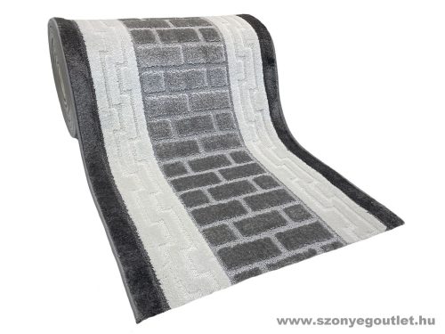 Shaggy Futószőnyeg 262 Grey (Szürke) 100cm