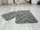 Lazien 3015-2 Grey, (Szürke) 2 Részes Fürdőszoba Szőnyeg 50x80 + 50x40cm