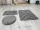 Lazien 3015-3 Grey 3 Részes Fürdőszoba Szőnyeg 50x80 + 50x40cm