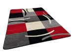 Comfort Szőnyeg 4771 Black Red (Fekete-Piros) 60x110cm
