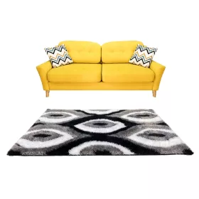 Elvira Shaggy 625 Grey-Black (Szürke-Fekete) 120x170cm