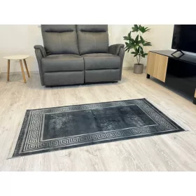 Velvet Szőnyeg 754 Black-Grey 80x150cm