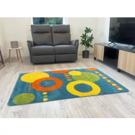 Margit Morocco Outlet Szőnyeg 9938M Blue Yellow 60x220cm