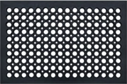 Rubber Mat Lábtörlő Black (Fekete) 60x90cm