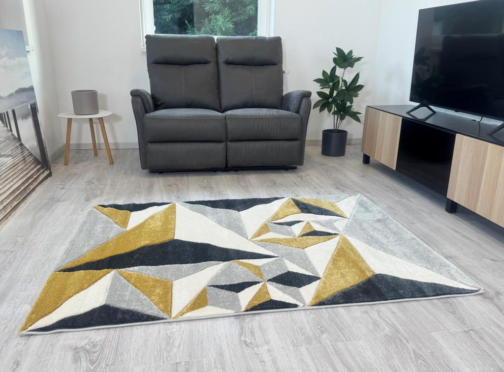 Louise 2396 Yellow Grey (Sárga-Szürke) 160x230cm